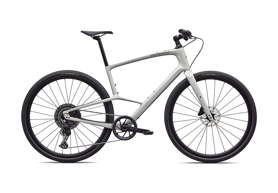 Specialized Sirrus X 5.0 Carbon Sports Hybrid Bike  2026 Medium - Gloss Dolomite Metallic/Fjord Metallic Frost Reflective