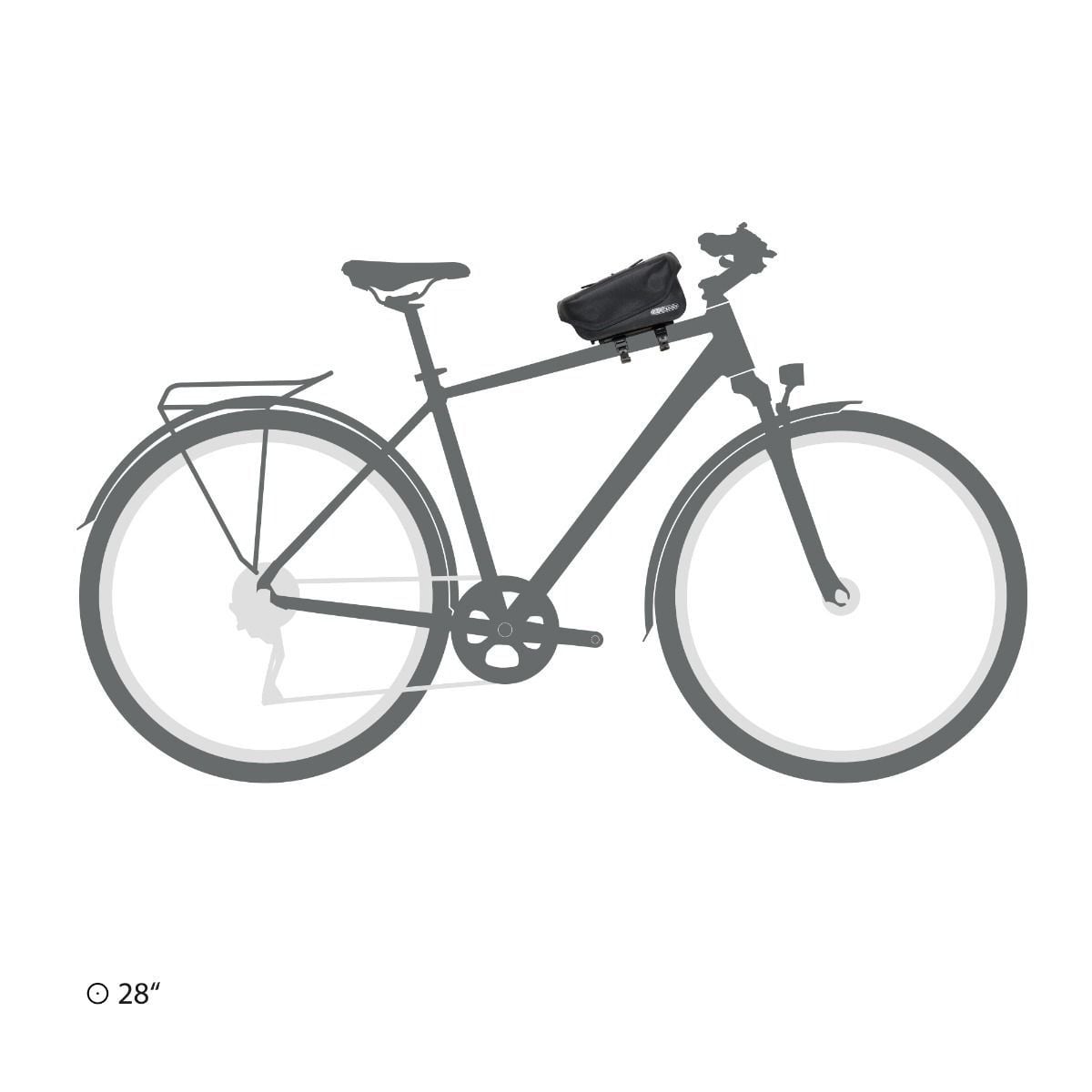 Ortlieb Toptube-bag W/ Tube-lock 1.5 Litre