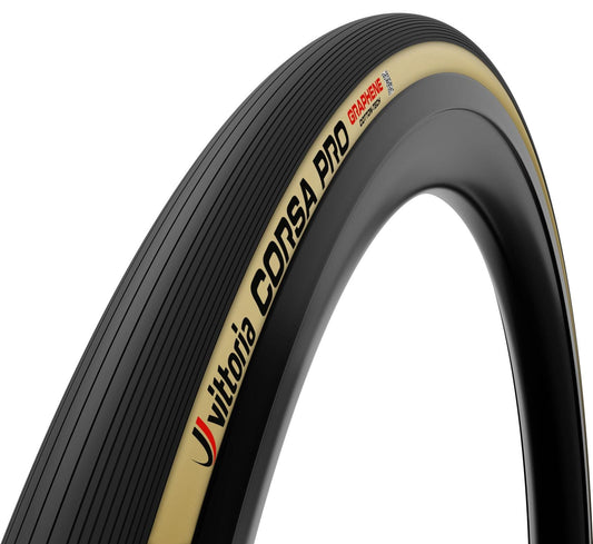 Vittoria Corsa Pro 700x29c TLR Black Tan Wide Rim G2.0 Tubeless Ready Tyre