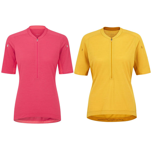Rab Womens Cindercrino Zip Tee Ltd OPtions