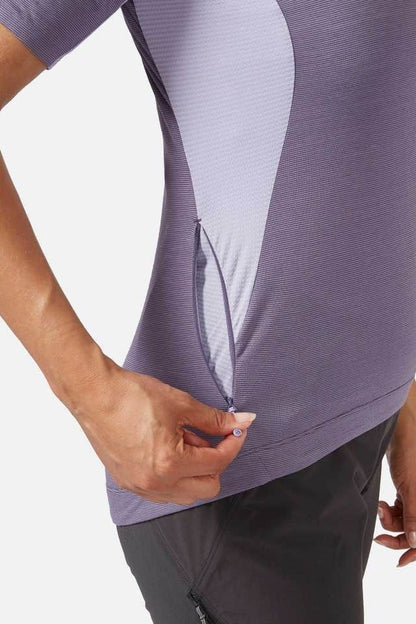 Rab Womens Cindercrino Zip Tee Ltd OPtions