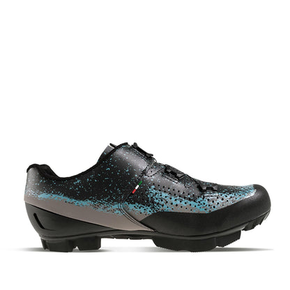 Gaerne Lampo Ladies MTB Shoes 2025: MATT BLACK GREY AZURE