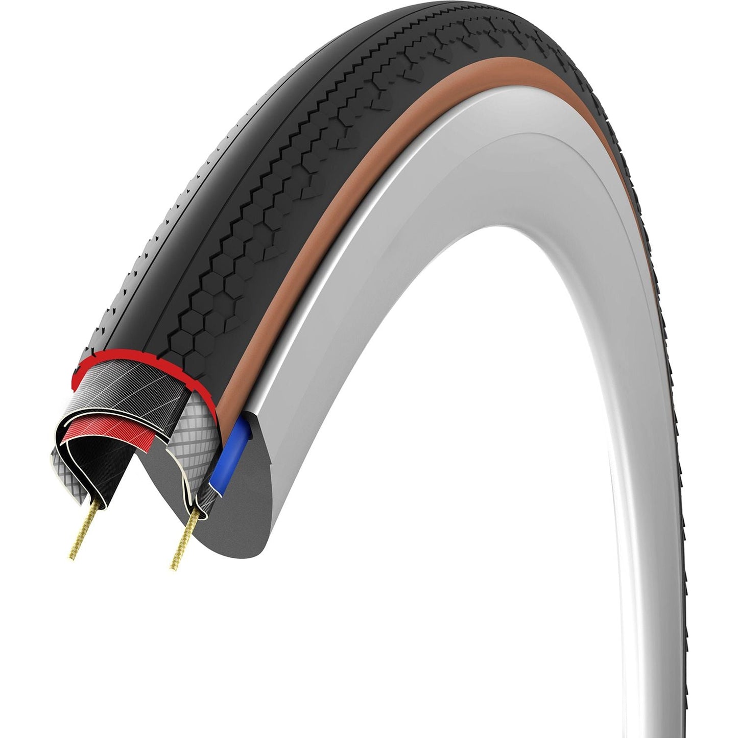 Vittoria Terreno T10 Hardpack 700x40c Gravel Endurance Full Black G2.0 Tubeless Ready Tyr