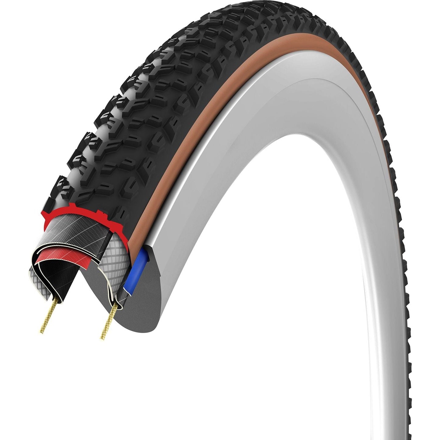 Vittoria Terreno T70 Coarse Loose 700x37c Gravel Endurance Full Black G2.0 Tubeless Ready