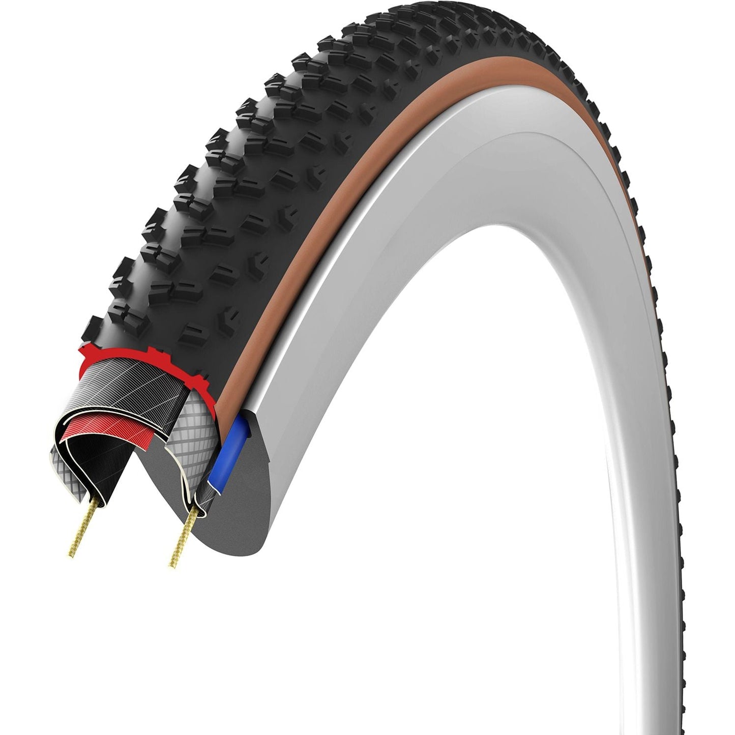 Vittoria Terreno T90 Mud 700x40c Gravel Endurance Full Black G2.0 Tubeless Ready Tyre