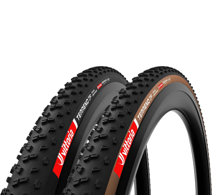 Vittoria Terreno T90 Mud 700x45c Gravel Endurance Brown G2.0 Tubeless Ready Tyre