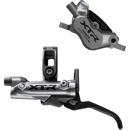 Shimano XTR BR-M9220/BL-M9220 XTR 4 pot bled brake lever/post mount calliper, rear left