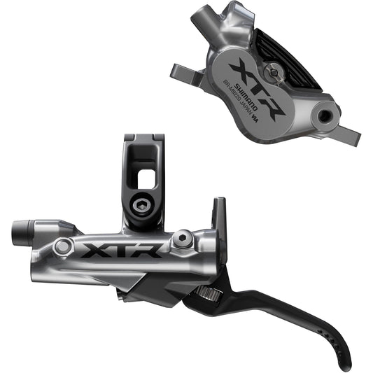 Shimano XTR BR-M9220/BL-M9220 XTR 4 pot bled brake lever/post mount calliper, rear left