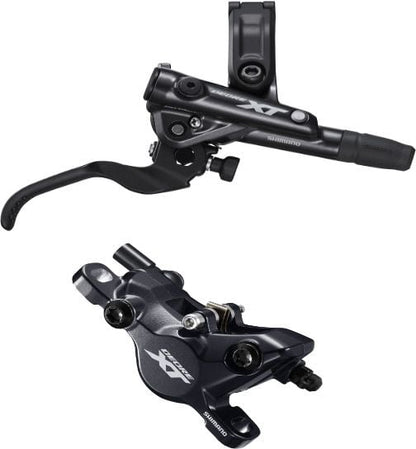 Shimano Deore XT BR-M8100/BL-M8100 XT bled brake lever/post mount calliper, front right