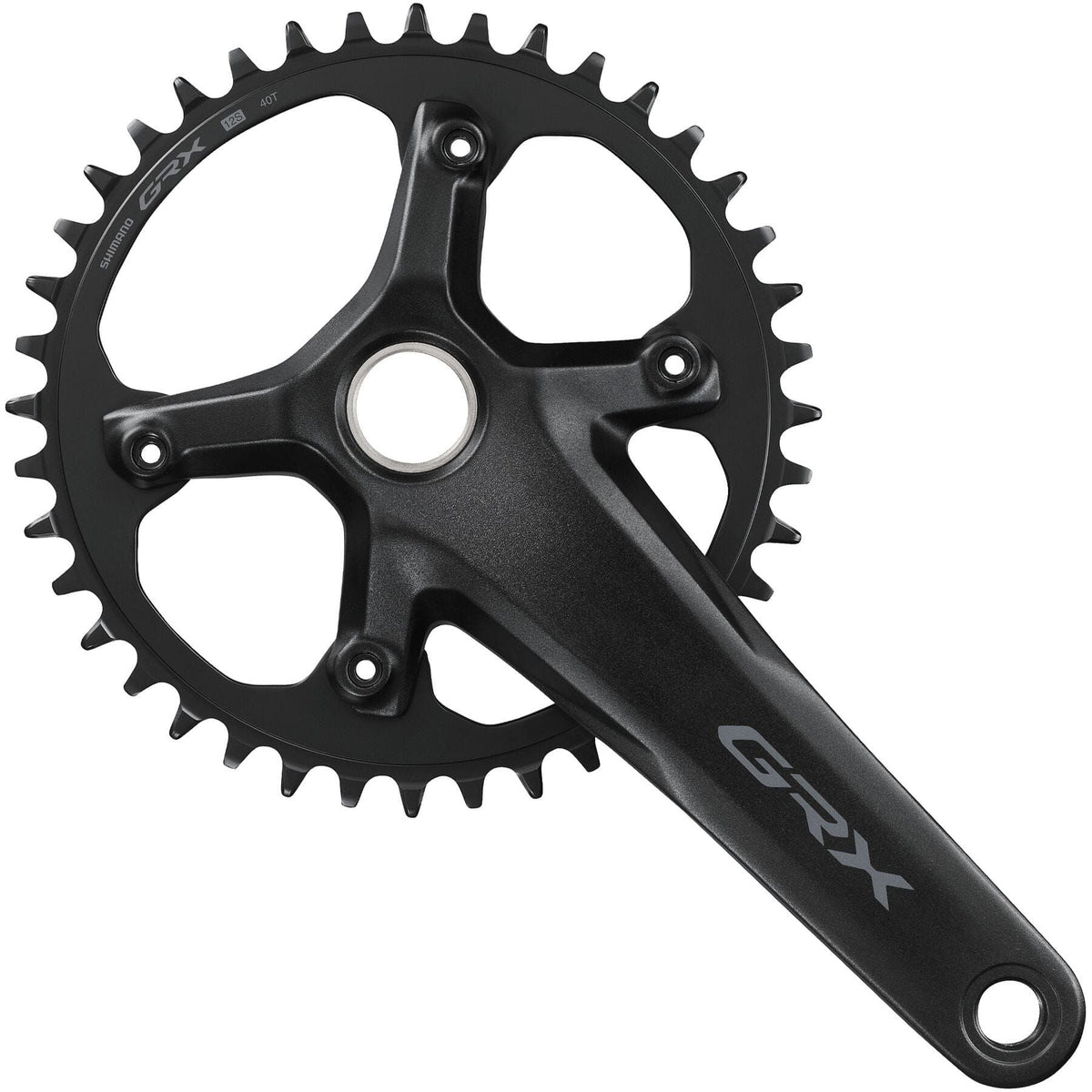 Shimano GRX FC-RX610 GRX chainset 38T, single, 12-speed, 2 piece design, 175 mm