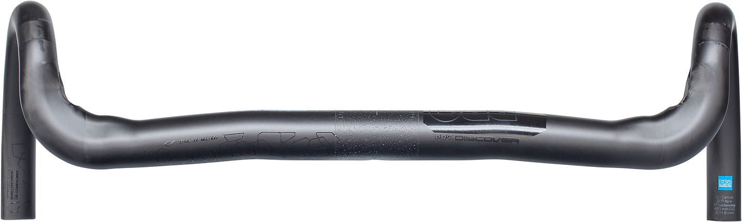 PRO Discover Handlebar, Carbon, 31.8mm, 44cm, 20° Flare