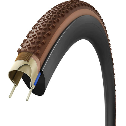 Vittoria Terreno Pro T60 Mixed 700x40c Gravel Race Natural Brown Tubeless Ready Tyre