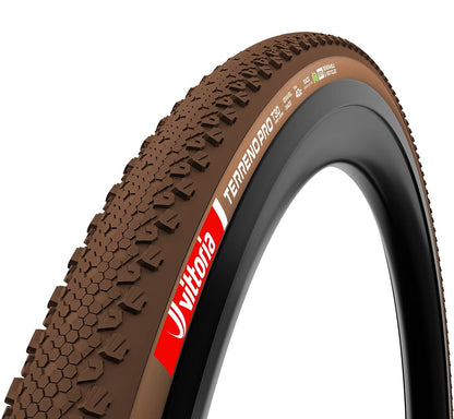 Vittoria Terreno Pro T30 Fine Loose 700x40c Gravel Race Natural Brown Tubeless Ready Tyre