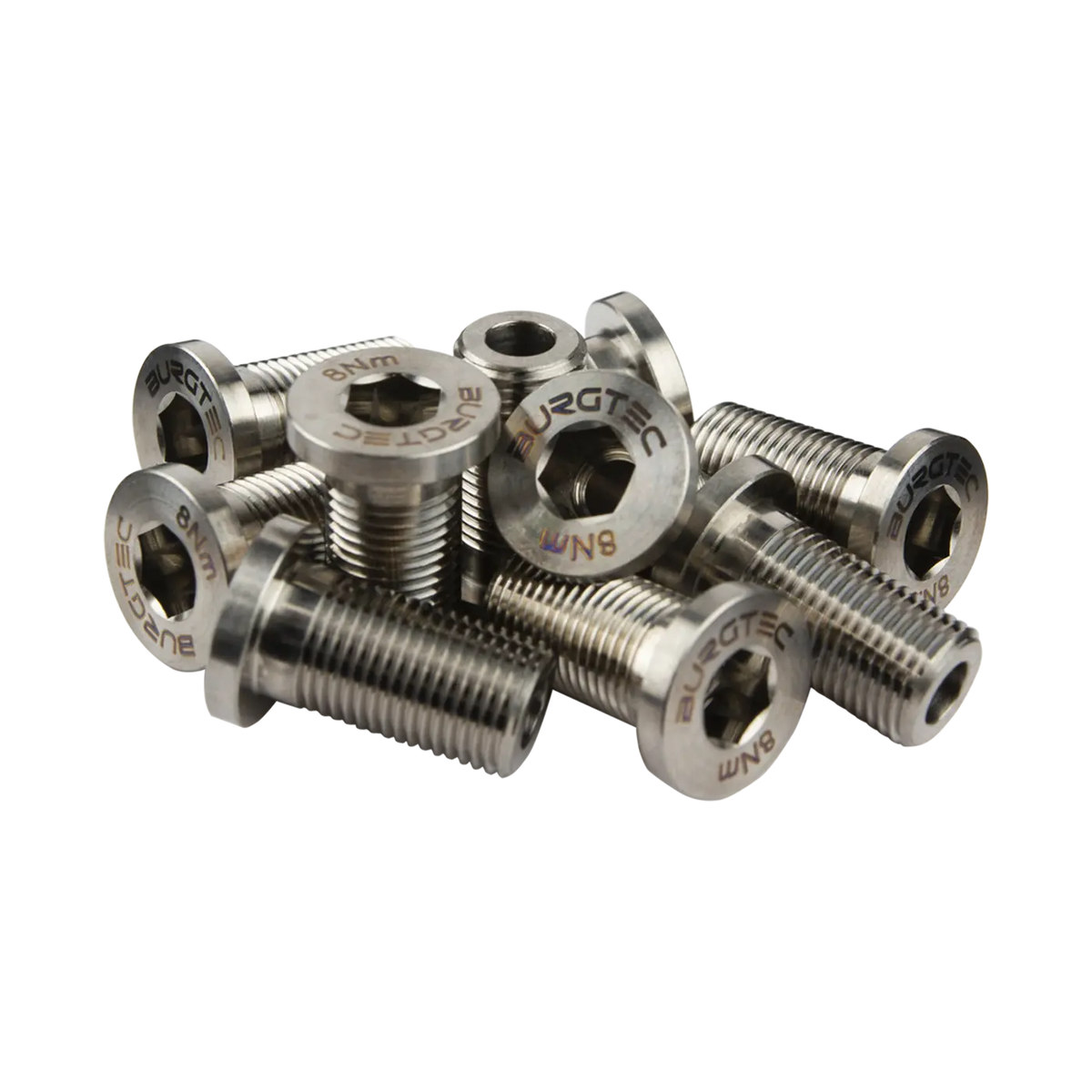 Burgtec Evil Flip Chip + Bone Link Titanium Bolt Kit — view 2