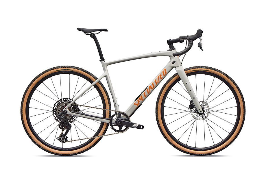 Specialized Diverge 4 Comp Carbon Gravel Bike 2026 54cm - Dolomite Metallic/Orange Zest