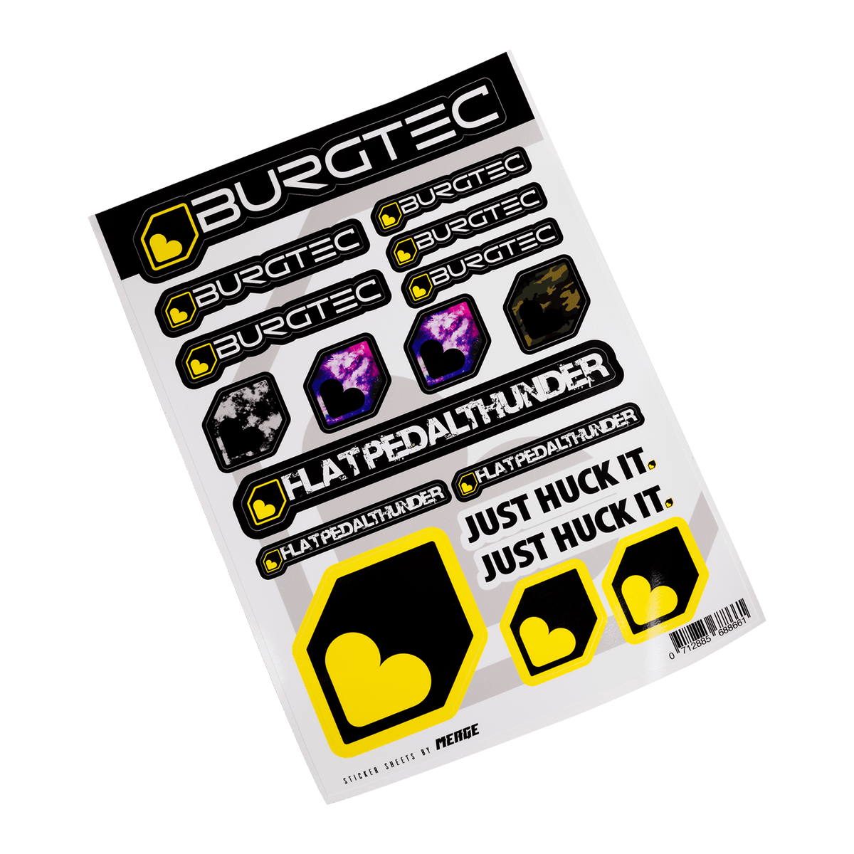 Burgtec Sticker Sheet — view 3