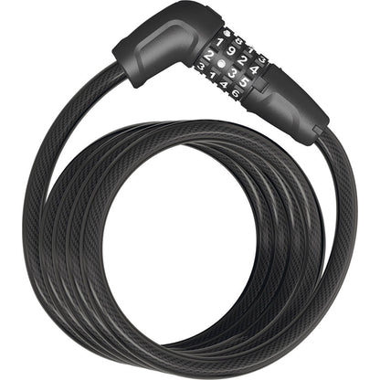 ABUS - Coil Cable Lock - 6512C/180 BK SCMU Tresor