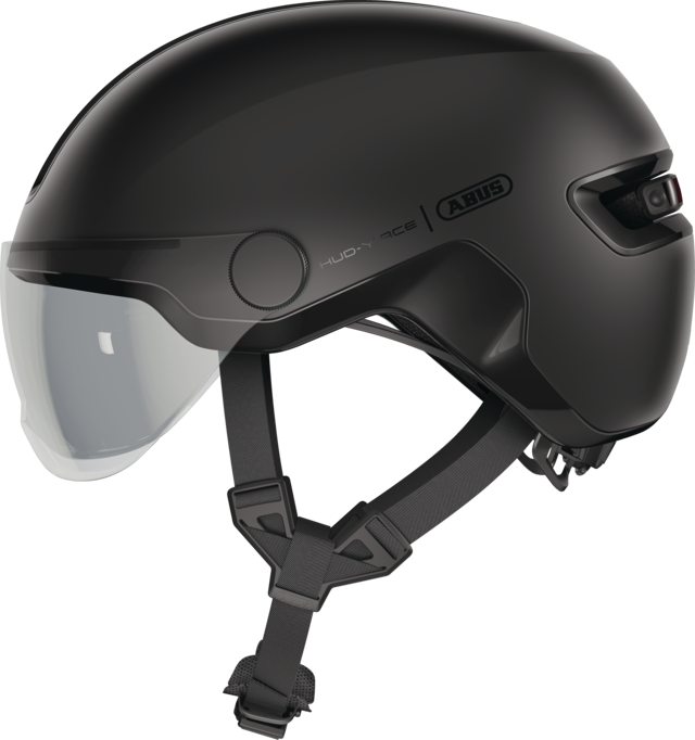 ABUS Hud-Y Ace Cycling Helmet Velvet Black / Medium