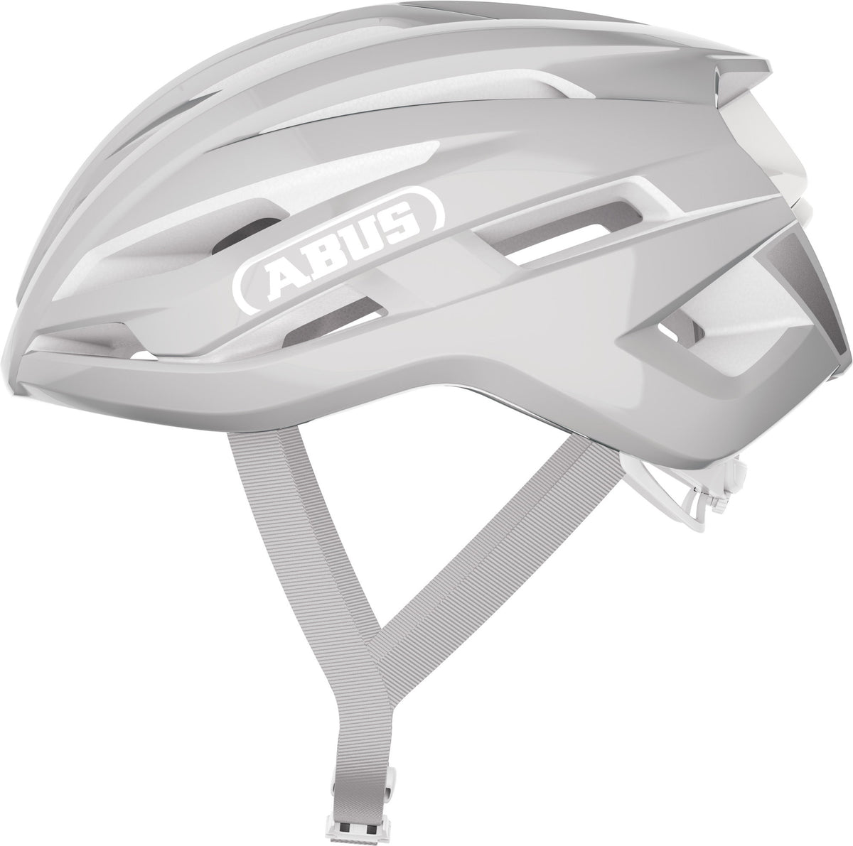 ABUS Stormchaser Ace Cycling Helmet Pure Grey / Small