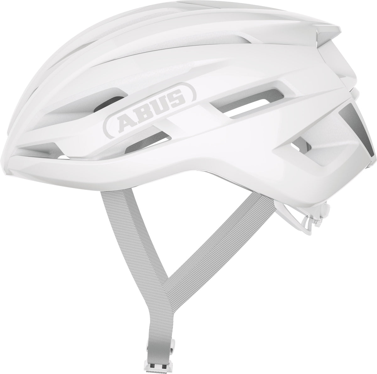 ABUS Stormchaser Ace Cycling Helmet Pure White / Medium