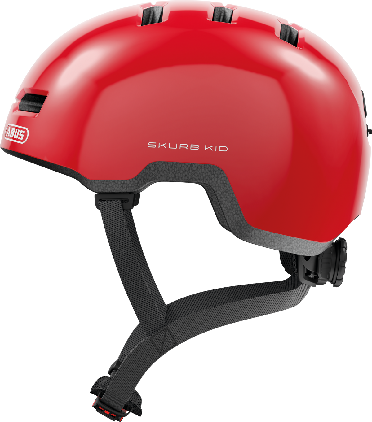 ABUS Skurb Kid Cycling Helmet Shiny Red / Small