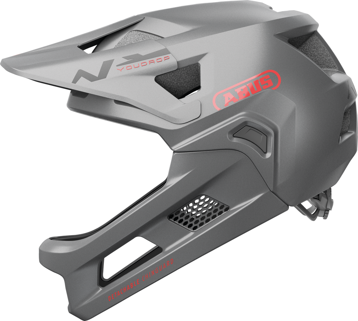 ABUS Youdrop Ff Cycling Helmet Ti Silver / Small