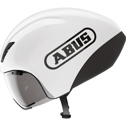 ABUS Gamechanger TT 1.1 Cycling Helmet Shiny White / Small