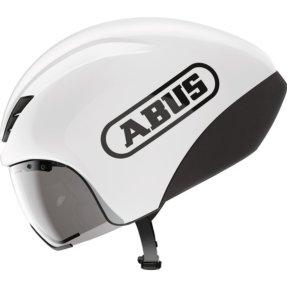 ABUS Gamechanger TT 1.1 Cycling Helmet Shiny White / Medium