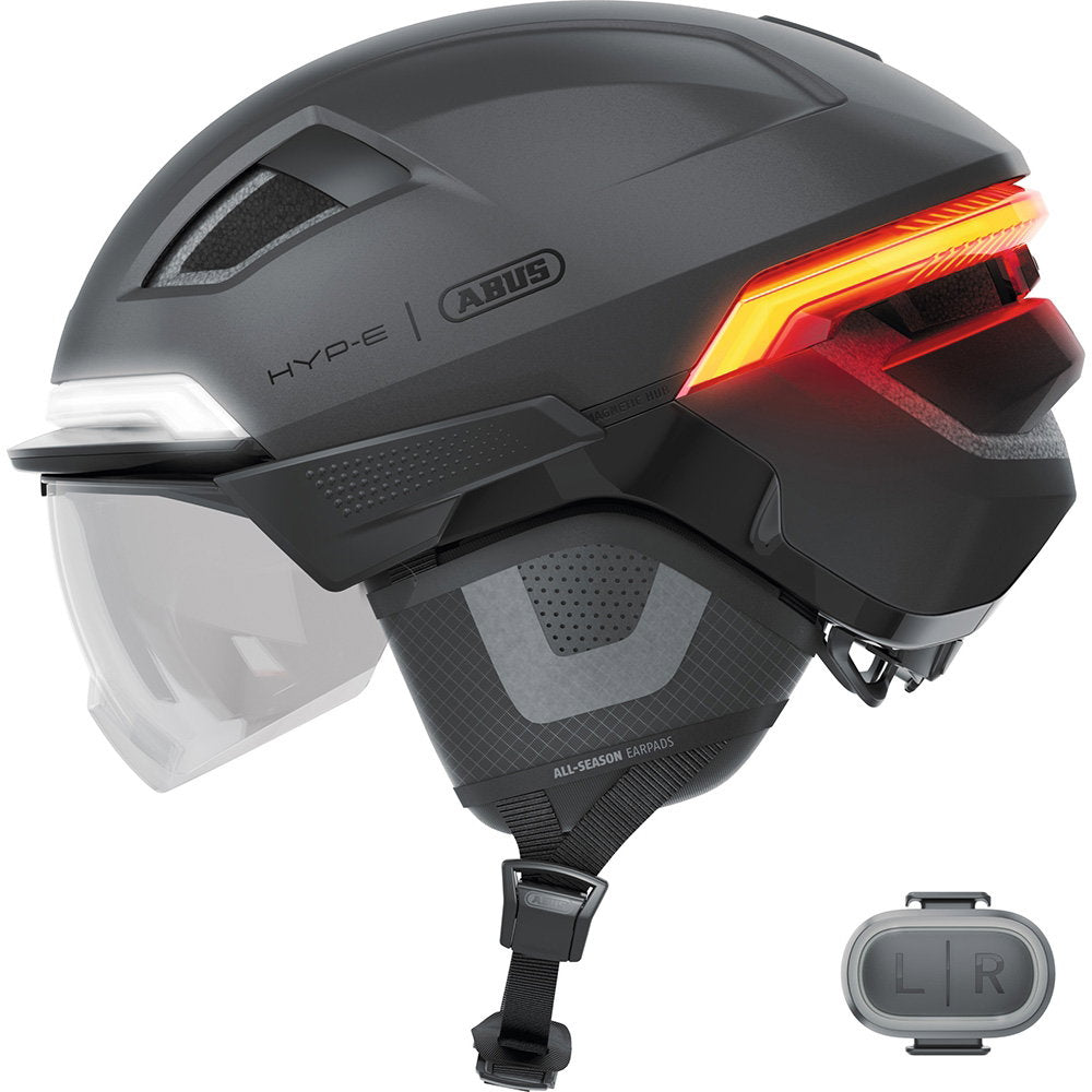 ABUS Hyp-E Ace Cycling Helmet Volcano Titan / Large