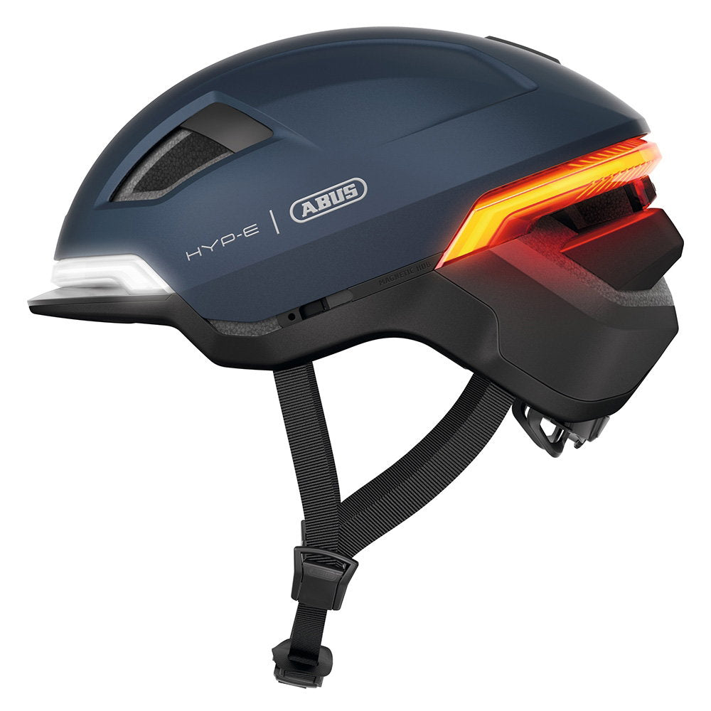 ABUS Hyp-E Cycling Helmet Midnight Blue / Medium
