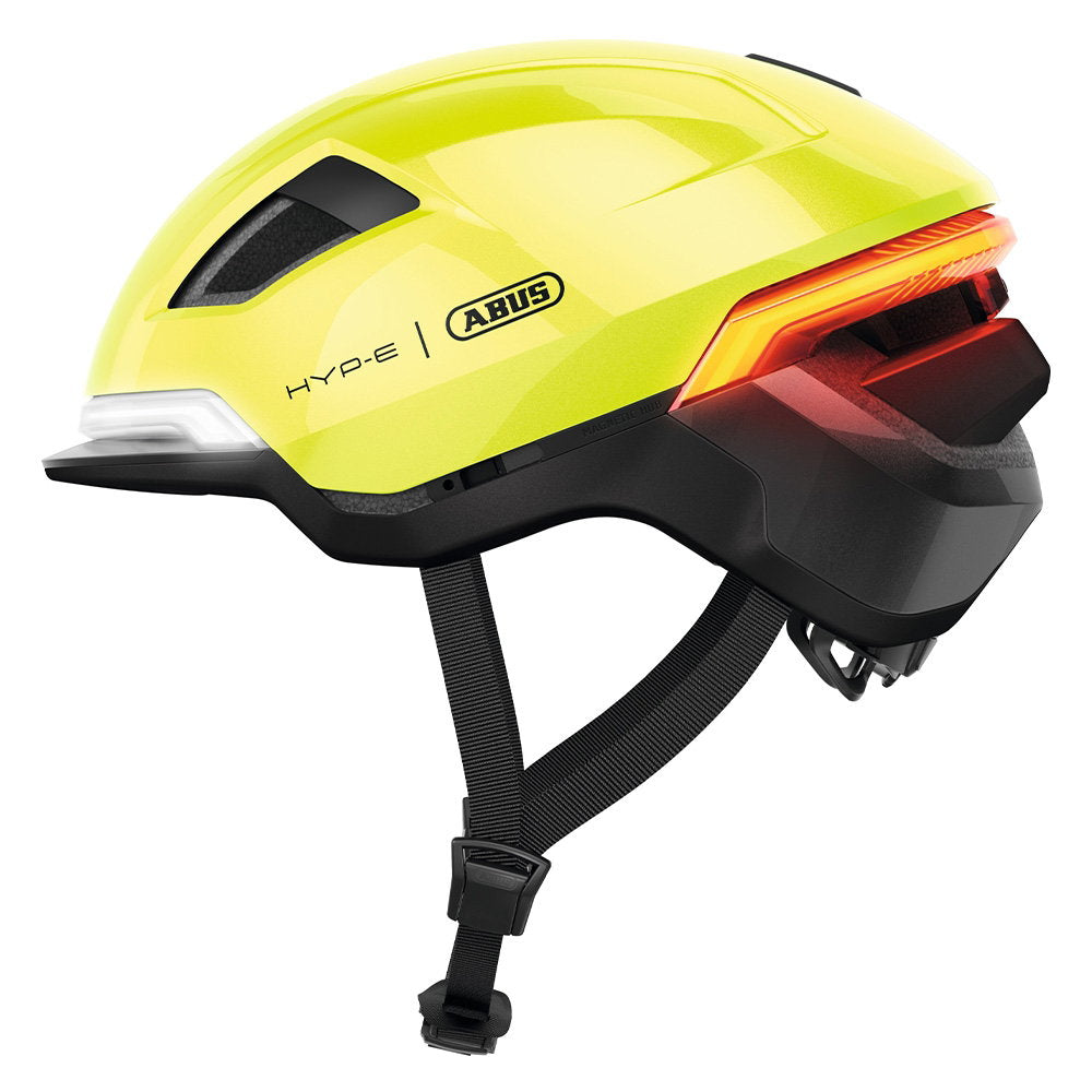 ABUS Hyp-E Cycling Helmet Signal Yellow / Large