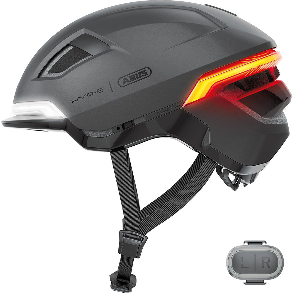 ABUS Hyp-E Cycling Helmet Volcano Titan / Medium