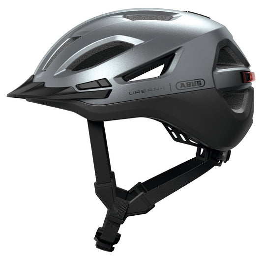 ABUS Urban-I 4.0 Ace Cycling Helmet Graphite Silver / Medium