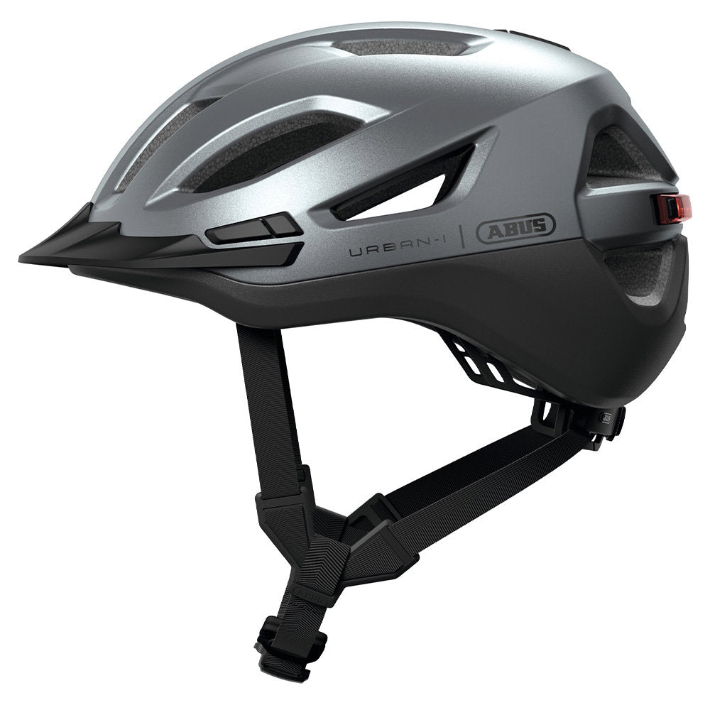 ABUS Urban-I 4.0 Ace Cycling Helmet Graphite Silver / Extra Large