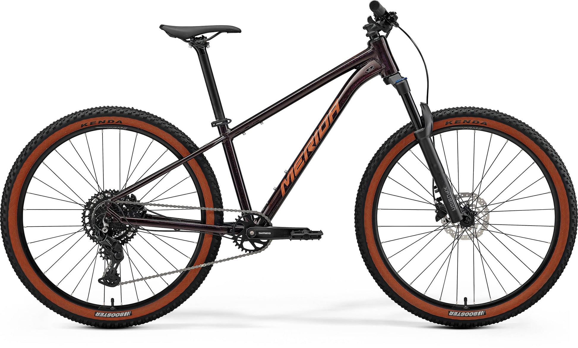 Merida Big Seven 40 - Metallic Black (Red) - MY26