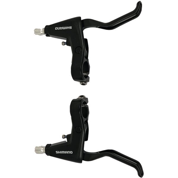 Shimano Alivio BL-T4000 Alivio 2-finger brake levers for V-brakes - black with cables