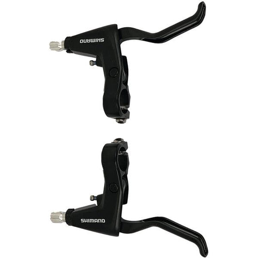 Shimano Alivio BL-T4000 Alivio 2-finger brake levers for V-brakes - black with cables