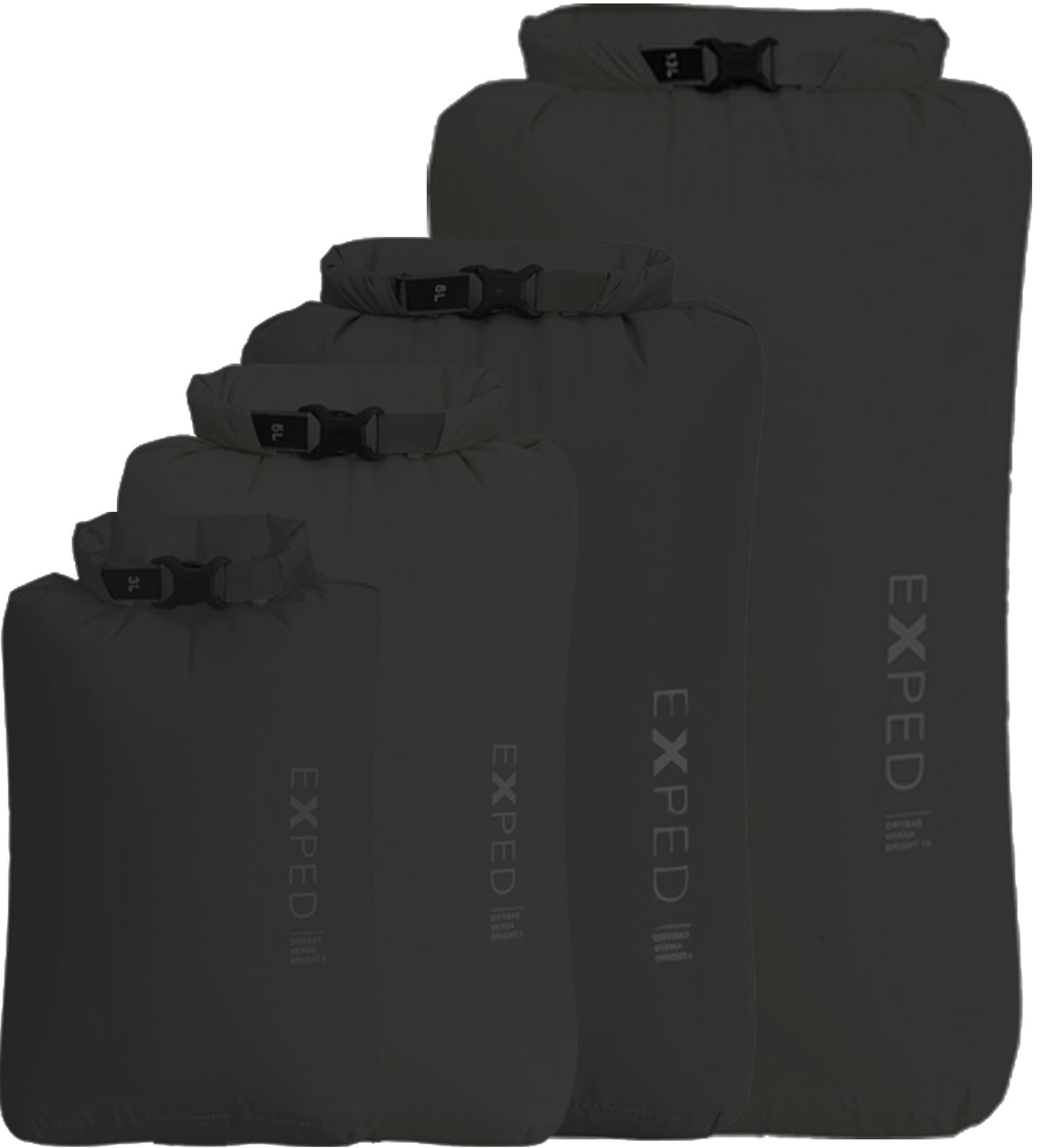 Exped Drybag Versa Bright (3-13L) Set - Black Default Title