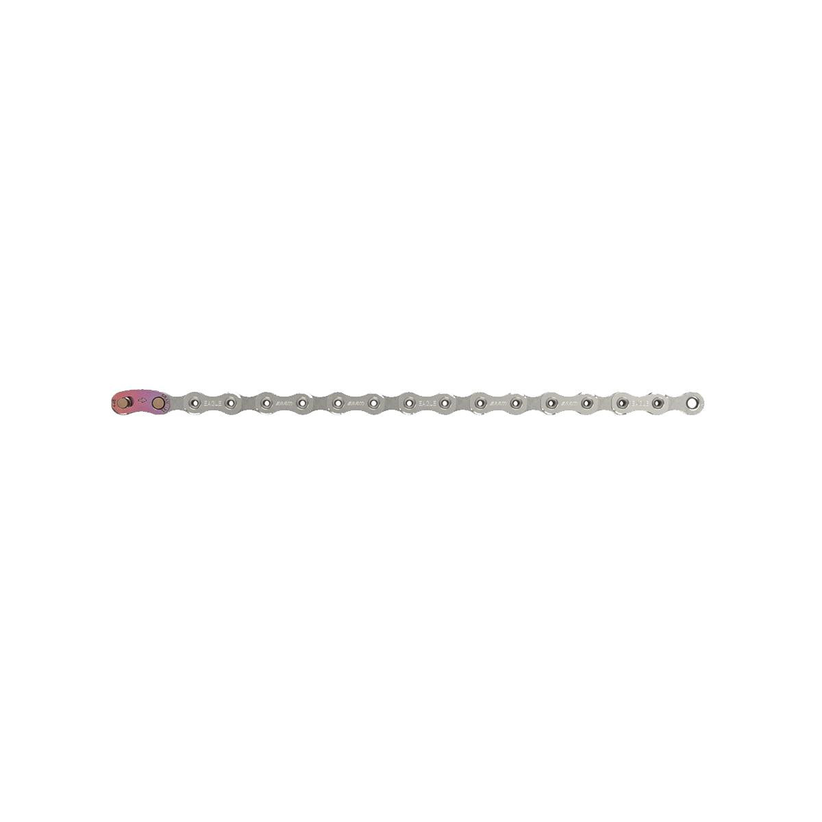 SRAM Chain PC X01 Eagle HollowPin 126 links PowerLock 12 speed: SILVER