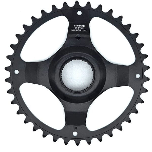Shimano STEPS CR-ET600 9/10/11 spd single chainring 38T w/o chain guard, chain line 50mm, slv