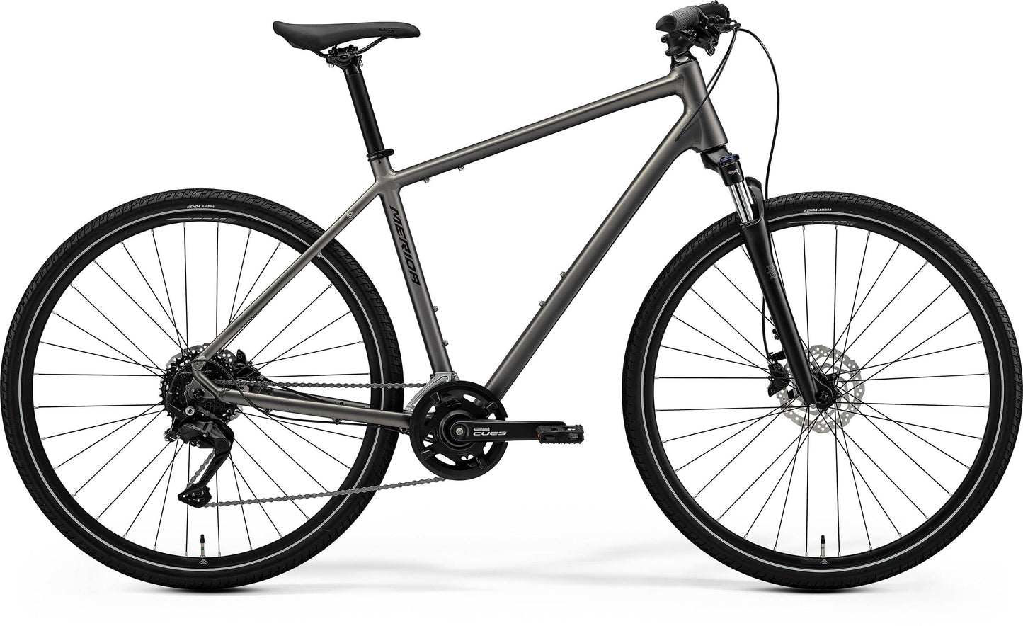 Merida Crossway 100 - Silk Warm Slate Grey (Black) - MY26