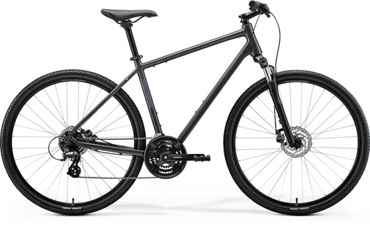 Merida Crossway 10 - Glossy Cool Grey (Purple) - MY26