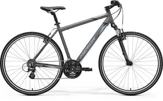 Merida Crossway 10-V - Anthracite / Black - MY23