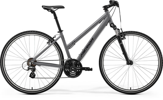 Merida Crossway 10-V Women's - Silk Warm Slate Grey (Black) - MY26