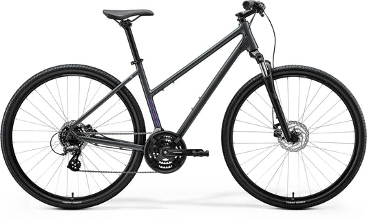 Merida Crossway 10 Women's - Glossy Cool Grey (Purple) - MY26