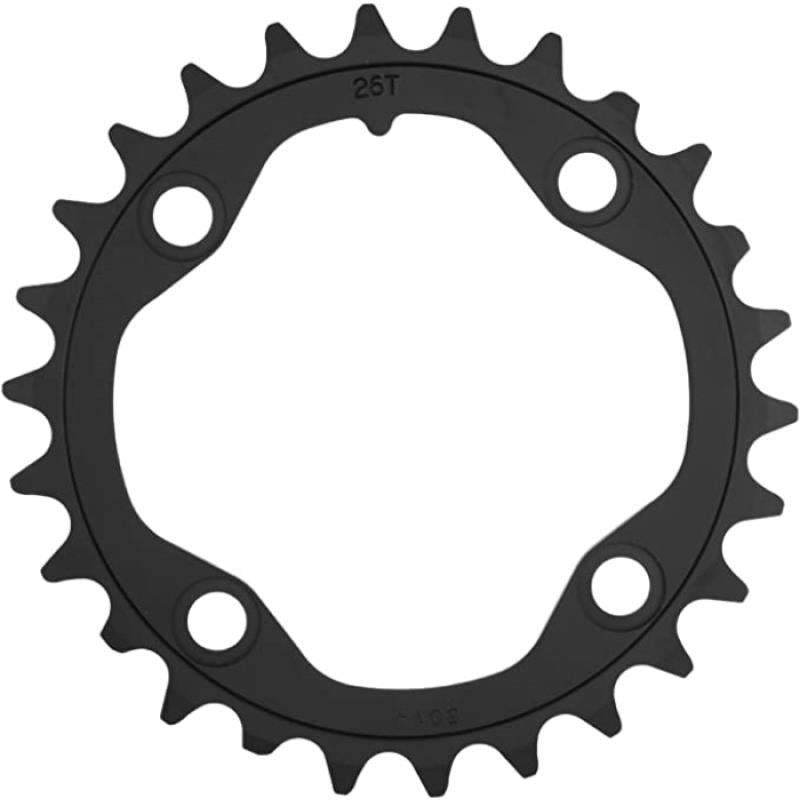Sram Spare - Chain Ring MTB 26T 80 S1 AL3 Blast Black 2X10: BLACK