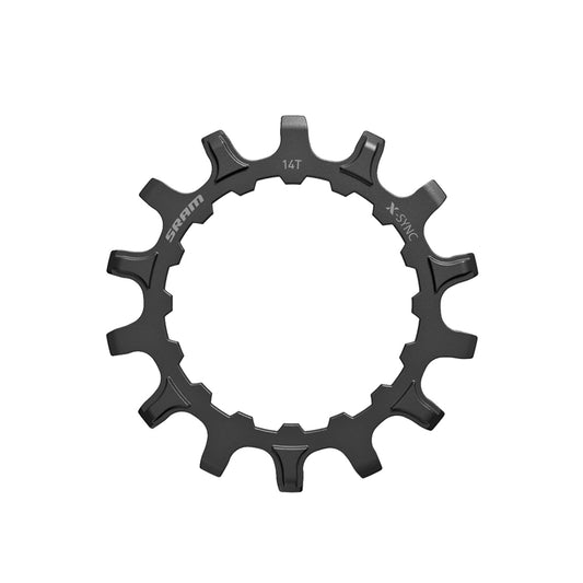 SRAM Chain Ring X-SYNC Sprocket for Bosch motors 14T Straight Steel Black: BLACK
