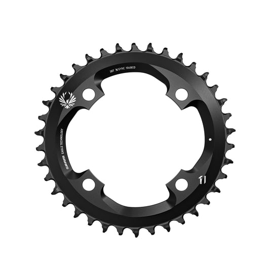 SRAM Chain Ring X-SYNC 2 38T 104 BCD Alum 12 speed Black: BLACK