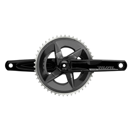 SRAM Rival AXS Crankset D1 DUB (BB Not Included): BLACK