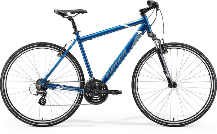 Merida Crossway 10-V - Blue (Steel Blue / White) - MY26